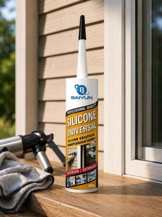 Universal silicone sealant, interior and exterior
